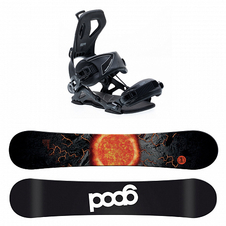 Комплит сноуборд VULCANO CAMBER + крепления CORE MULTIENTRY FT